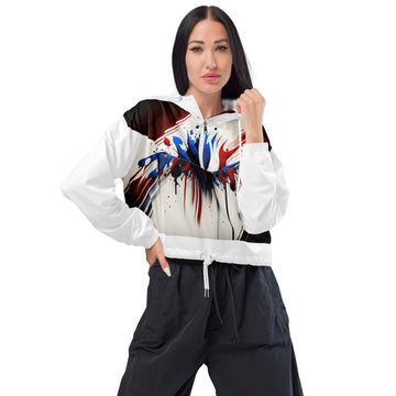 Women’s cropped windbreaker