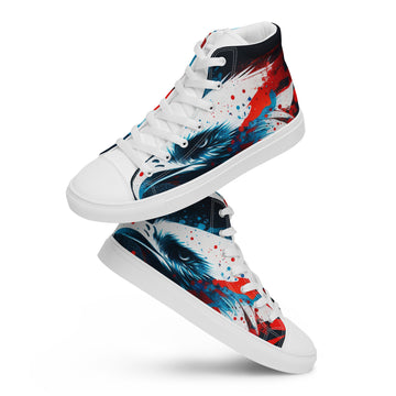 Men’s high top canvas shoes